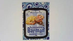 2008 Wacky Pack Flashback Series 2 37 Barman Barroom Tissue Charmin Packages WP1 - Picture 1 of 2