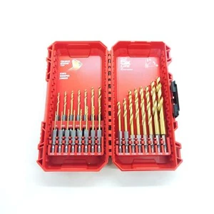 Milwaukee Shockwave Impact Duty Red Helix Titanium Bit (23-Piece) 48-89-4631 - Picture 1 of 4