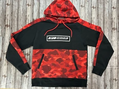 A Bathing Ape BAPE FW19 套头连帽衫颜色红色迷彩 XL 码 — 第 1/4 张图片
