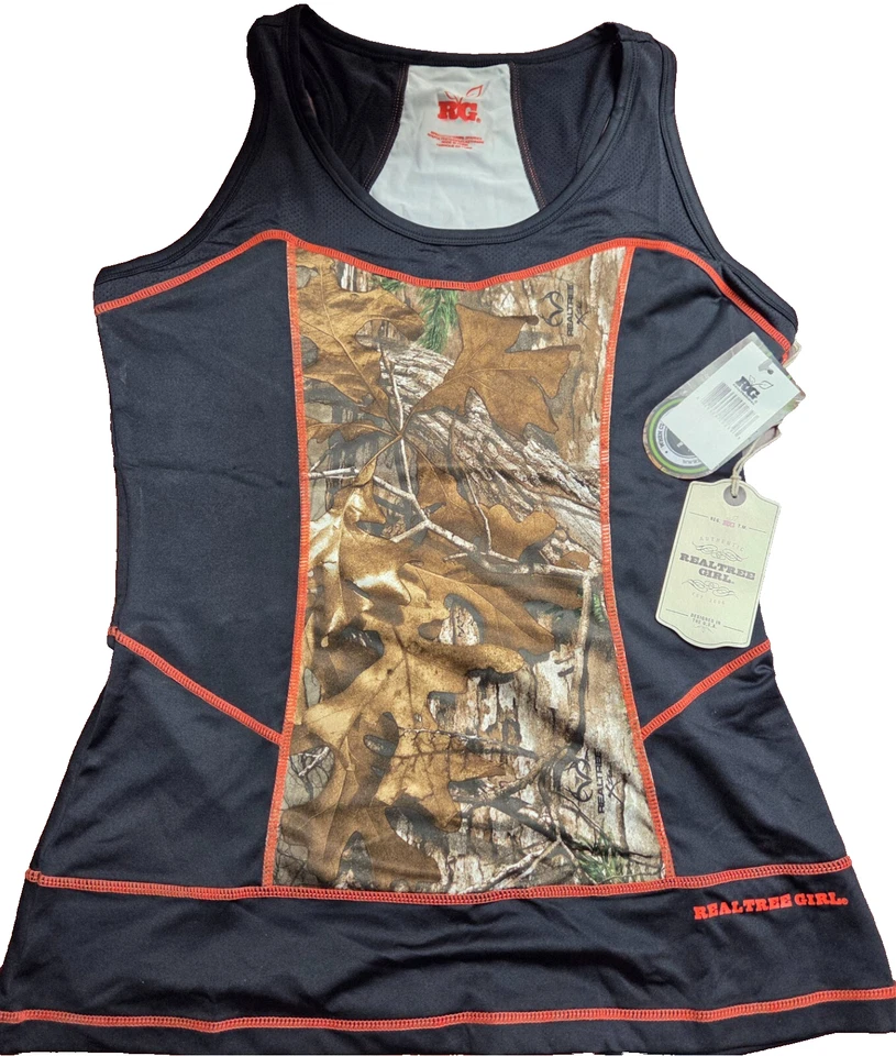Tanque Realtree Girl #00238 Kia Racerback RT Xtra/Negro Pequeño Foto 1 de 1