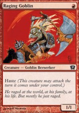 4x Raging Goblin ~ Near Mint 9th Edition Ninth MTG Magic x4 4 UltimateMTG Playse