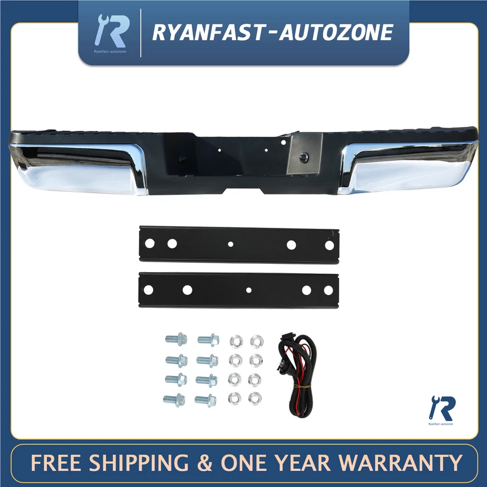 Parachoques trasero sin orificios de sensor de ayuda de estacionamiento para Ford F250 F350 2008-2016 Foto 1 de 4