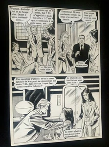 Planche originale Fleuve noir anticipation Artima pl 15 - Bild 1 von 1