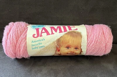 Hilo vintage marca León Jamie Baby Pompadour rosa #222, 1,75 oz. Foto 1 de 4