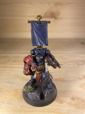 Warhammer 40K: Crimson Fists Space Marine - Custom Pedro Kantor - Fully Painted - Image 1 of 4