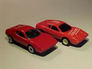 LOTTO 2x 3 POLLICI FERRARI BB512 1984 Welly & MF 1/64 pressofuso come nuovo sfuso. - Foto 1 di 7