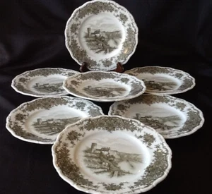 7 x  Seltmann Weiden Barock Rheingau Teller Frühstücksteller Ø 19 cm fast NEU - Bild 1 von 9