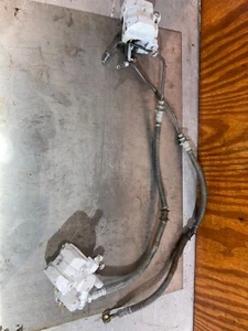 98 YAMAHA WARRIOR 350 FRONT BRAKE LINES and calipers ( Calipers fit banshee ) - Picture 1 of 9