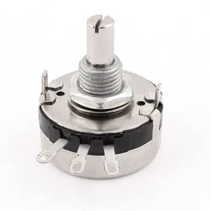 100K ohm Single Drehung 3Terminal Carbon Lineare Potentiometer WH118-2w - Bild 1 von 2