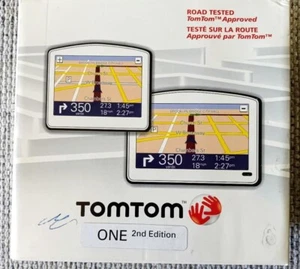 In Box TomTom ONE 2ND EDITION Portable Car GPS USA/Canada Maps - Picture 1 of 6