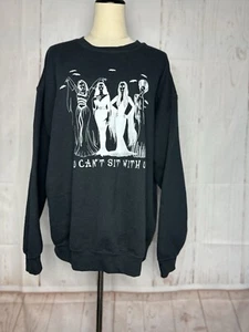 Suéter de cuello redondo negro de Halloween para mujer talla L - Imagen 1 de 6