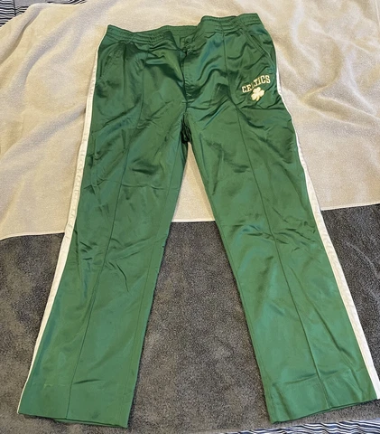 Vintage Boston Celtics Starter Warm Up Pants Men’s Size Large Green NBA Cover