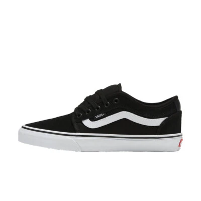 Vans "Chukka Low Sidestripe" Sneakers (Black/Black/White) Skate Shoes - Image 1 of 4