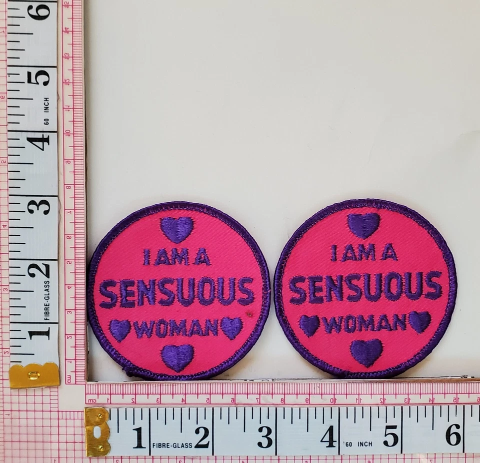 I Am A Sensuous Women Hat Jacket Vest Cosplay Patch Crest Badge Lot - Image 1 of 1