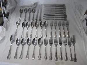 Reed & Barton Regents Park 69 pc Stainless Flatware Service for 10 + More - Picture 1 of 24