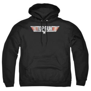 Top Gun "Logo" Pullover Hoodie, Sweatshirt or Long Sleeve T-Shirt - Picture 1 of 10