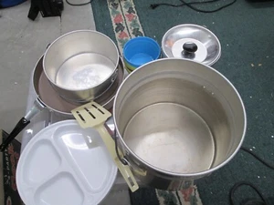 Vintage WFS NO. 106 4 Party Cook Set In Box Camping Hunting Scouts Vintage - Picture 1 of 13