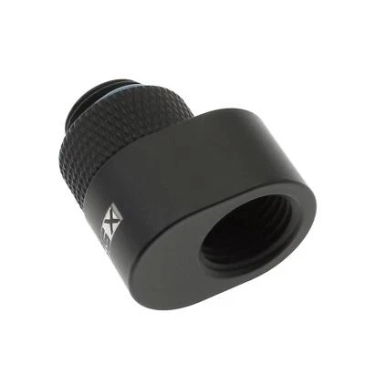 XSPC G1/4 Rotary 7mm Offset adapter - Matt Black - Image 1 of 3