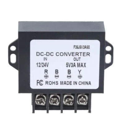 DC12~24V to 5V 3A Car Power Converter Module for 5V Electronics - Image 1 of 4