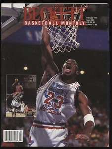 1993 FEB Beckett Basketball Monthly Guide #31 All-Star MICHAEL JORDAN AS Dunk! - Picture 1 of 2