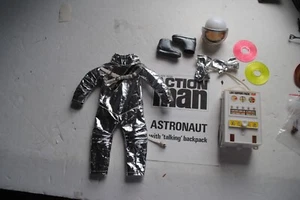 ACTION MAN  PALITOY VINTAGE " ASTRONOUT  "  TALKING BACK PACK   NICE OUTFIT  ! - Picture 1 of 6
