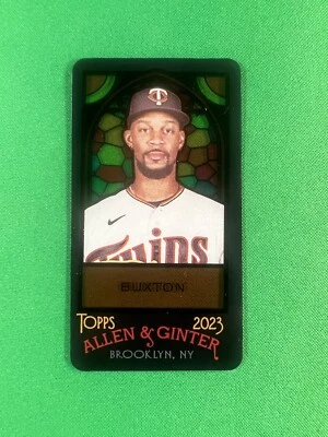2023 Allen & Ginter Byron Buxton Stained Glass Mini #390 Twins  - Image 1 of 2