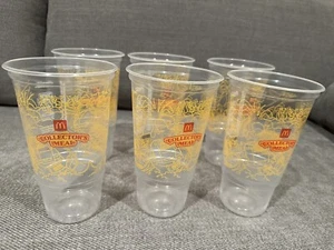 McDonald's Collectors Edition Cup 2024 Soda Plastic LRG Cup - Set Of 6 With Lids - Picture 1 of 7