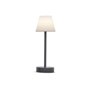 LAMPADA DA TAVOLO SENZA FILI BATTERIA RICARICABILE INTERNO/ESTERNO ANTRACITE - Bild 1 von 6