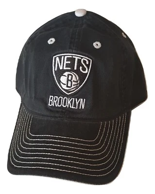 adidas NBA Brooklyn Nets Cap Relaxed Fit Slouch Adjustable Hat - Image 1 of 4