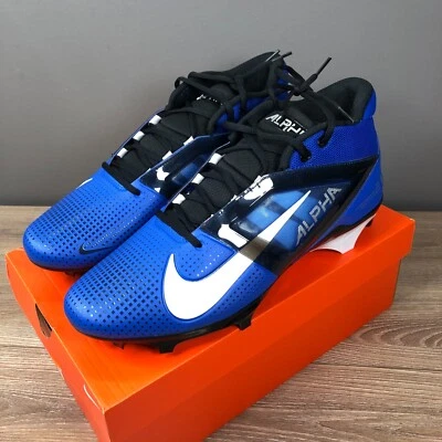 Botines de fútbol profesional Nike Alpha Menace 4 FD7037-400 Hyper azul real para hombre talla 14 Foto 1 de 4