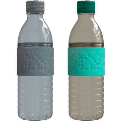 Botella de agua Copco Hydra paquete de 2 16,9 oz color manga - gris y verde azulado Foto 1 de 4