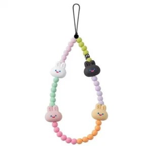 Short Bracelet Phone Lanyard Cute Bunny Mobile Phone Chain Phone Charm - Zdjęcie 1 z 8