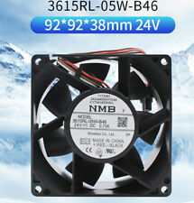NMB 3615RL-05W-B46 24V 0.73A 9038 9cm Temperature Controlled Cooling Fan