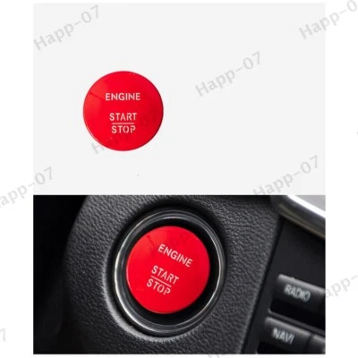 Подходит для Mercedes Benz AMG бесключевой выключатель запуска двигателя остановки нажатия кнопки переключения красный - Изображение 1 из 4