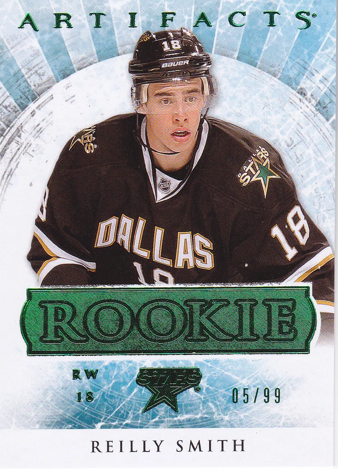 12-13 Artifacts Reilly Smith /99 Emerald Rookie Dallas Stars RC 2012 - Image 1 of 1