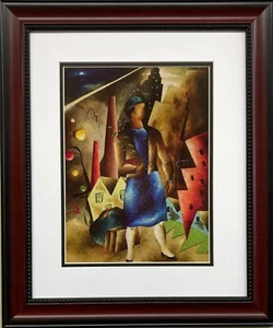 Eldizier Cortor "The Eviction 1939-1940" Custom Framed Black Art NEU! - Bild 1 von 3