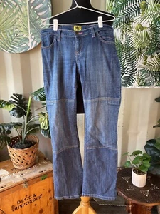 Draggin Jeans Womens Motorbike Riding Armour Biker Lined Size 12 - Picture 1 of 13