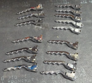 Lot Of Aluminum Chrome Brake Clutch Lever For Harley - Picture 1 of 15