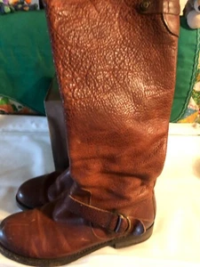 Olukai STIEFEL 10 REITSTIEFEL 10 40 Stiefel Leder kniehoch hoch Geschirr Stiefel 10 - Bild 1 von 9