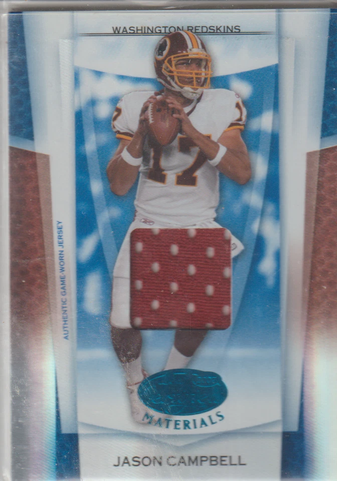 2007 Leaf Certified Mirror Blue Materials #16 Jason Campbell 25/50 - Image 1 of 1