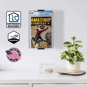 Supporto da parete/display per fumetti per fumetti per CGC classificati e non classificati, CBCS Comics - Foto 1 di 4