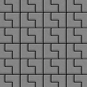 Mosaico azulejo macizo metal acero inoxidable cepillado gris 1,6mm fuerte Kink-S-S-B - Imagen 1 de 5