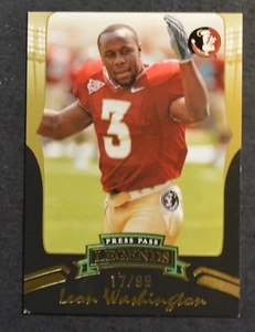 2006 Press Pass Legends Gold #G11 Leon Washington #d /99 - Picture 1 of 1