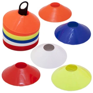 Soft Disc Markers - Set of 50pcs - Soccer Rugby Fitness Cones - Morgan Sports - Foto 1 di 1