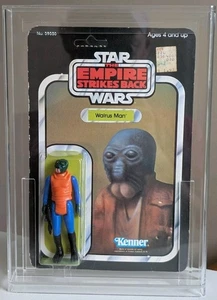 Vintage Kenner Star Wars 1980 31-back Walrus Man Alien ESB Empire Acrylic Case - Picture 1 of 19