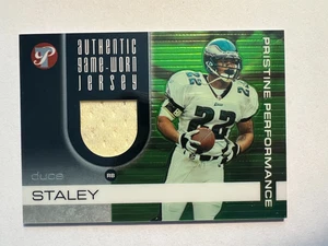 2003 Topps Pristine Performance Duce Staley #PP-DS Game Worn Jersey Patch - Picture 1 of 1