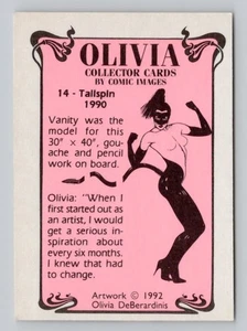 1992 Olivia Collectors Cards Risque #14 Tailspin 1990 Excellent Condition - Picture 1 of 2