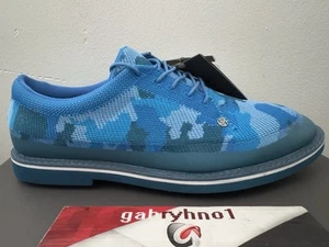 G/Fore Camo Knit Tuxedo Gallivanter Golf Shoes Racer Blue Mens Size 12 - Picture 1 of 9