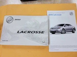 2010 BUICK LA CROSSE OWNERS MANUAL & QUICK REF - Foto 1 di 5