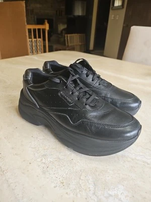 Rockport Prowalker Next Womens 9M Black Leather Walking Comfort Shoe CI9286 - Image 1 of 4